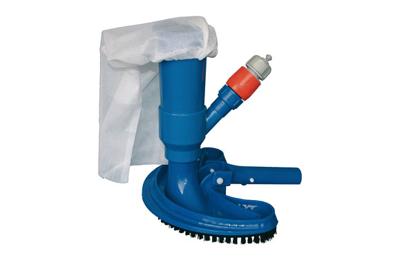 Limpiafondos manual para manguera de jardin